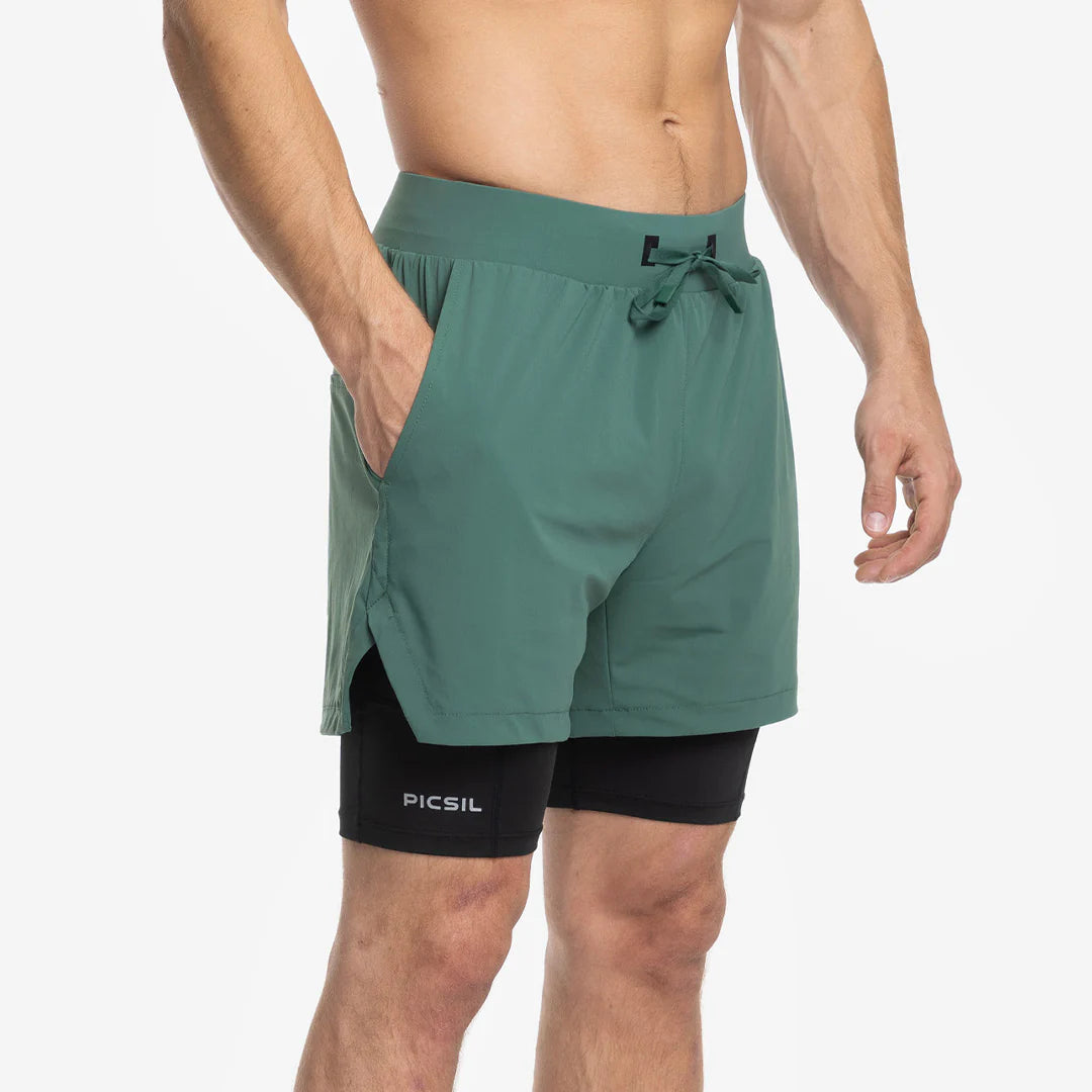 Short 2 en 1 Premium Hombre