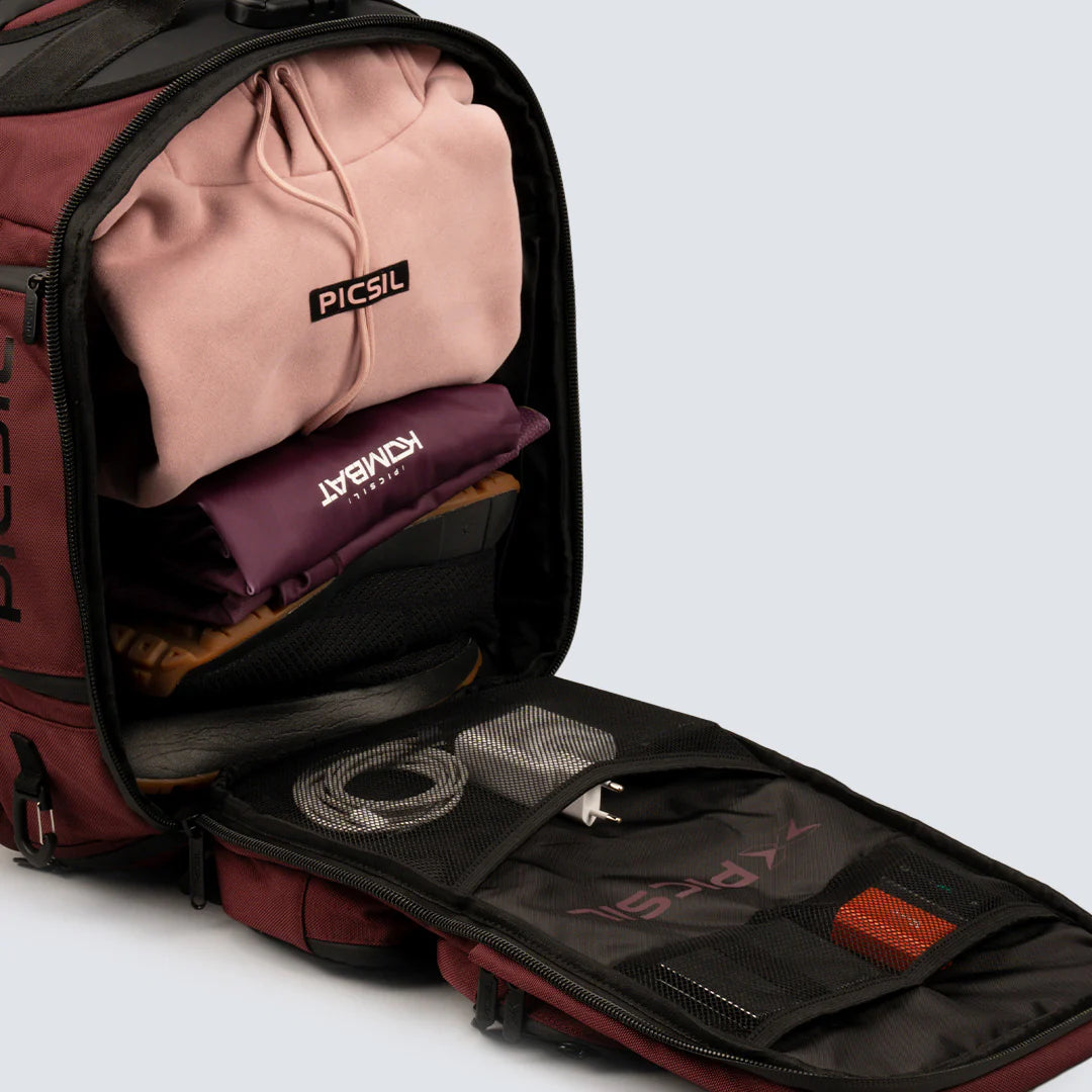 PICSIL MOCHILA TACTICA 40L BURGUNDI 2ª GENERACION