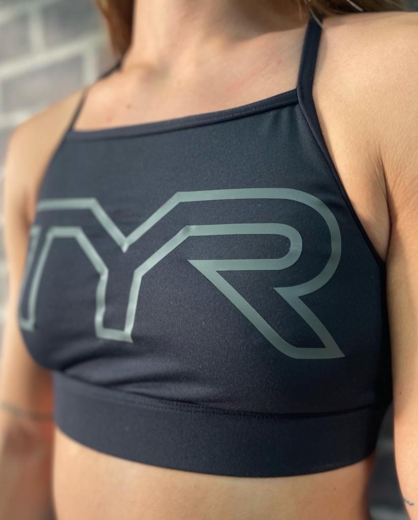 TYR - TOP MUJER LOGO BLACK